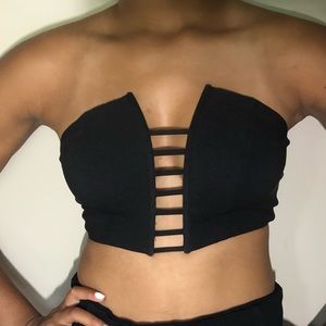 SOLD CAGED FRONT BRALETTE